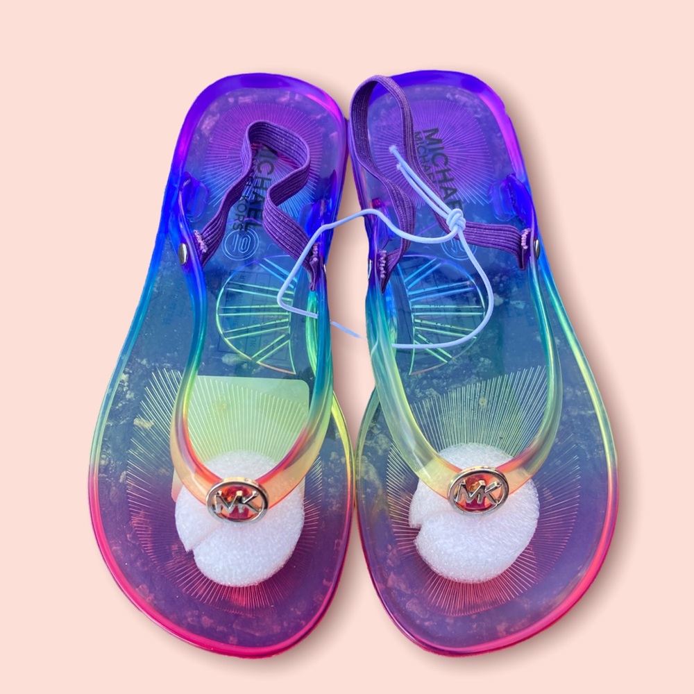 Michael kors girls colorful sandals